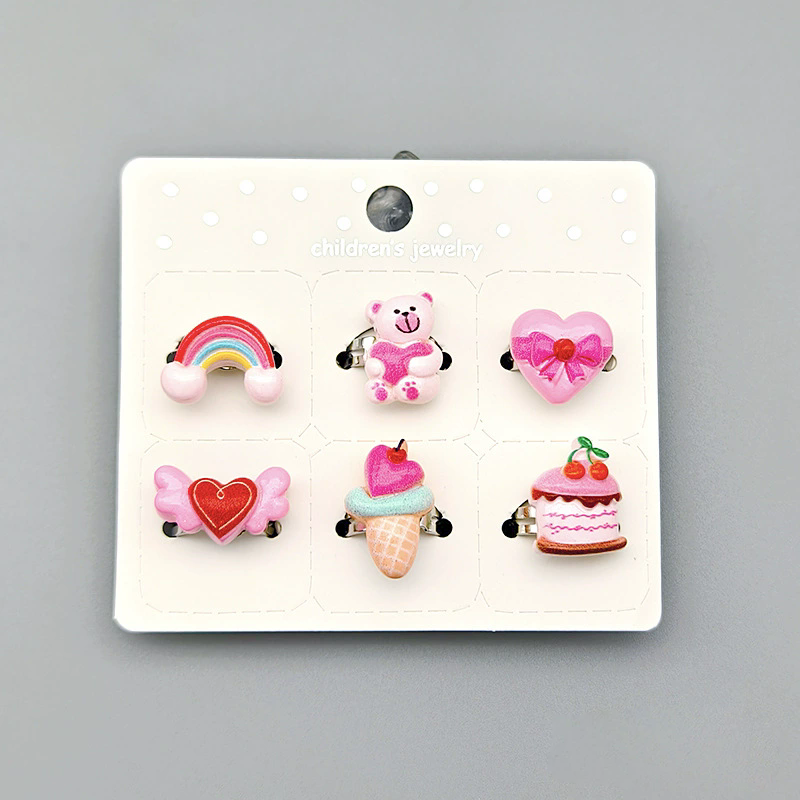 Resin Art Ring - 12 TEILE/SATZ Blume Geschenk Box Rosa