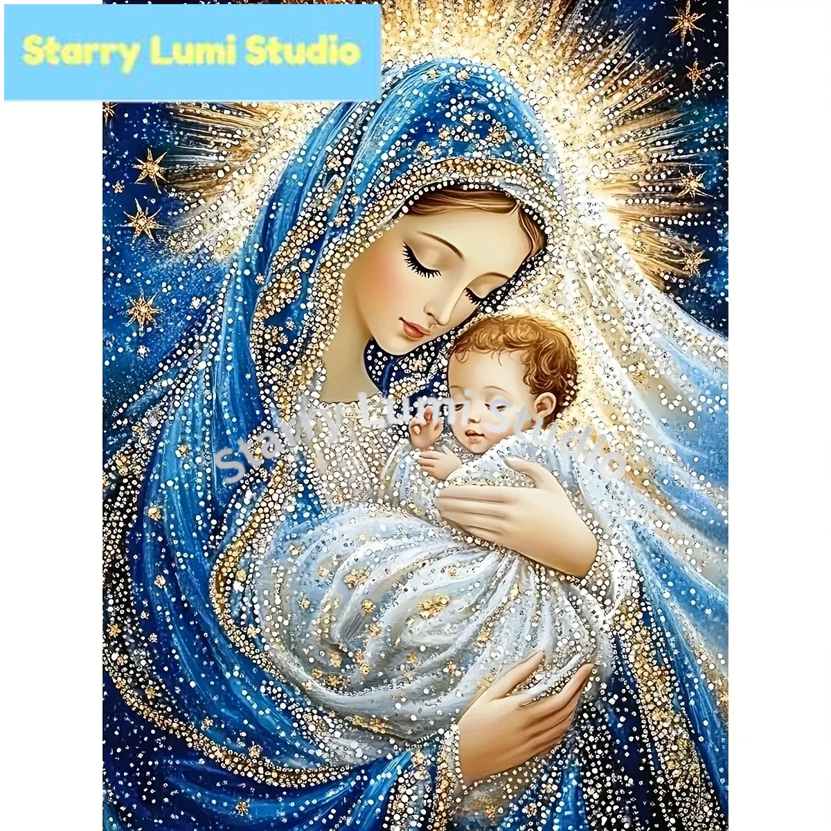 Resin Art Mary - 5D DIY Gesegnet von der Jungfrau
