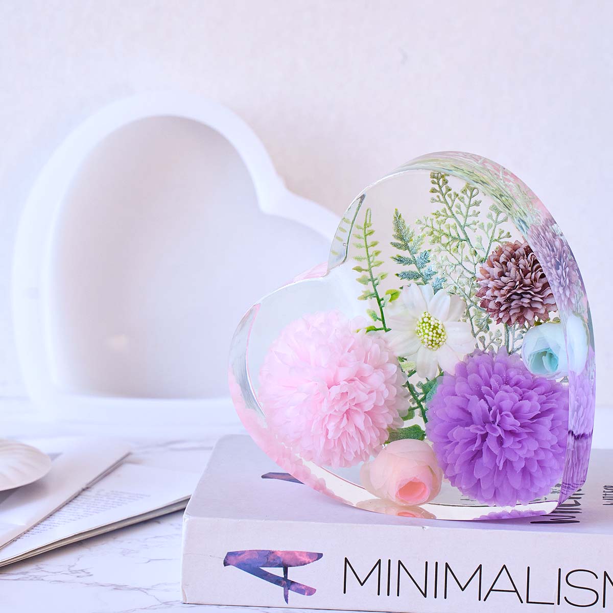 Große Liebes-Silikonform, DIY  – Resin Art Kit With Molds Bewertung und Preis