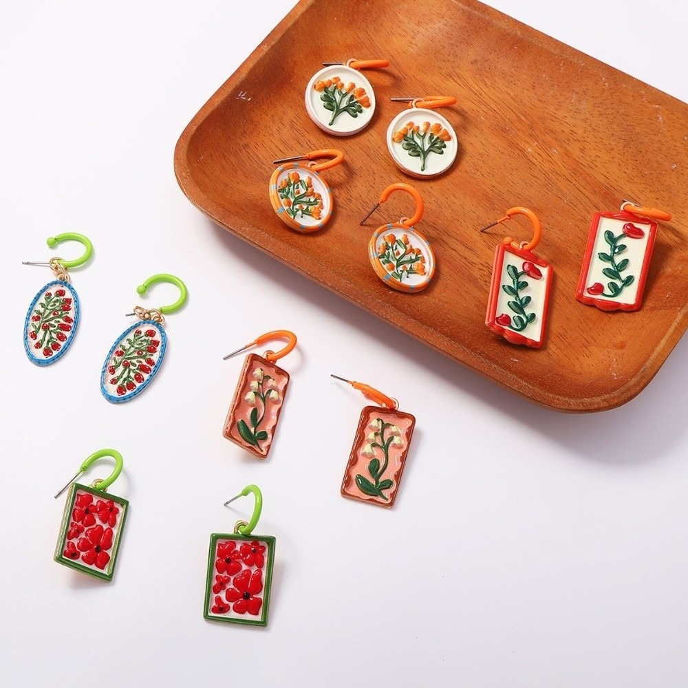 Harz-Ohrringe im Bohemian-Stil – Resin Art Ring Bewertung und Preis