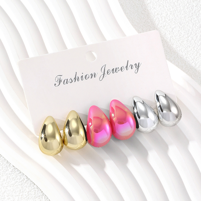 3-teiliges modisches Harz-Ohrr – Resin Art Ring Bewertung und Preis