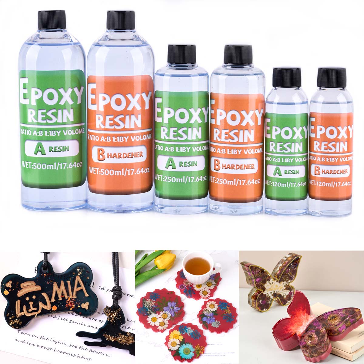 Epoxidharz-Set mit 1:1-Verhält – Resin Art Kit With Molds Bewertung und Preis