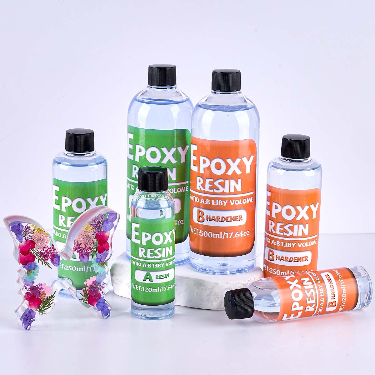 Epoxidharz-Set mit 1:1-Verhält – Resin Art Kit With Molds Bewertung und Preis