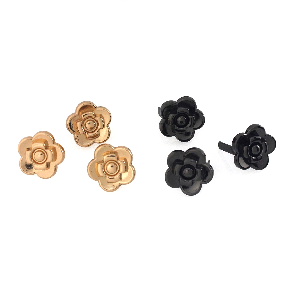 2 stücke Metall Rose Blume For – Resin Art Ring Bewertung und Preis