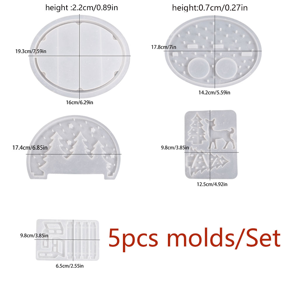Weihnachts-Elch-Teelichthalter – Resin Art Kit With Molds Bewertung und Preis