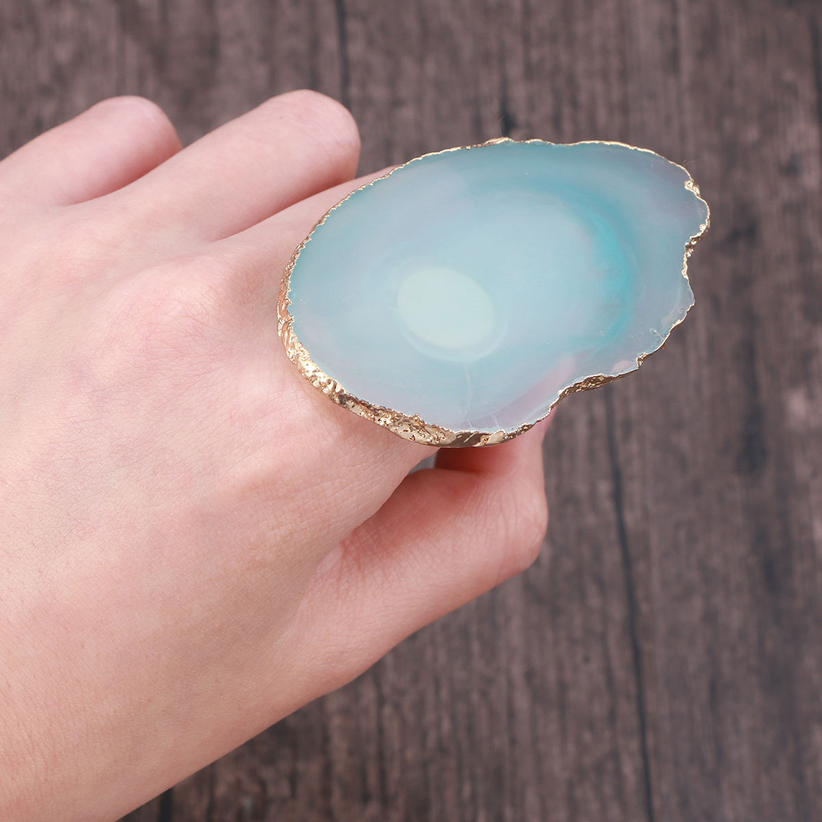 Verstellbare blaue Mini-Finger – Resin Art Ring Bewertung und Preis