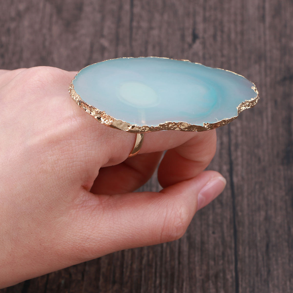 Verstellbare blaue Mini-Finger – Resin Art Ring Bewertung und Preis