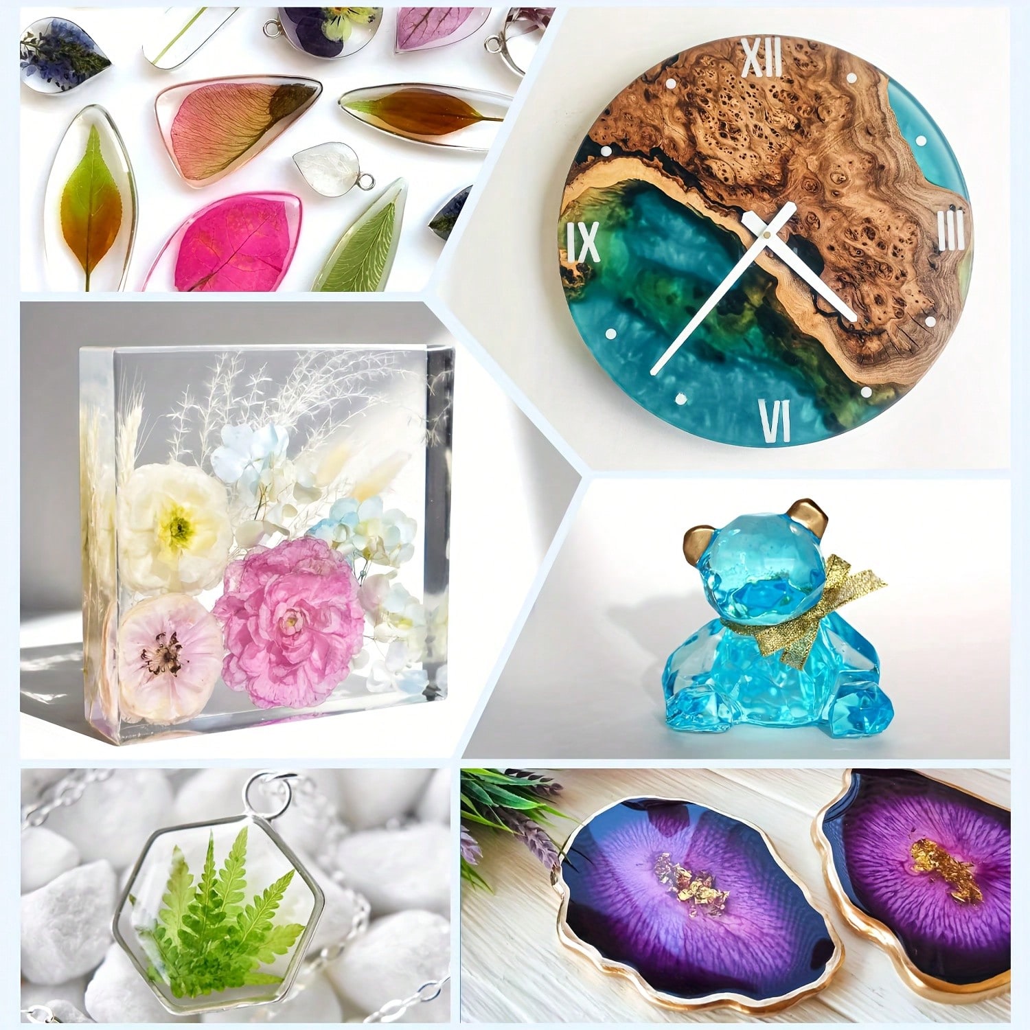 125ml/250ml Kristallklares Gie – Resin Art Kit With Molds Bewertung und Preis