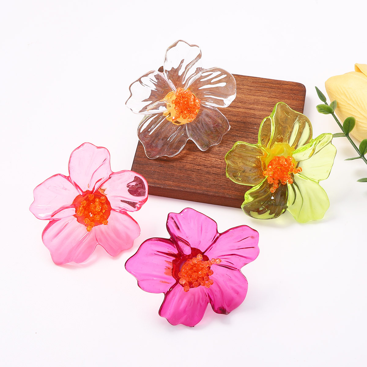 Süße, niedliche, bunte Harz-Bl – Resin Art Ring Bewertung und Preis