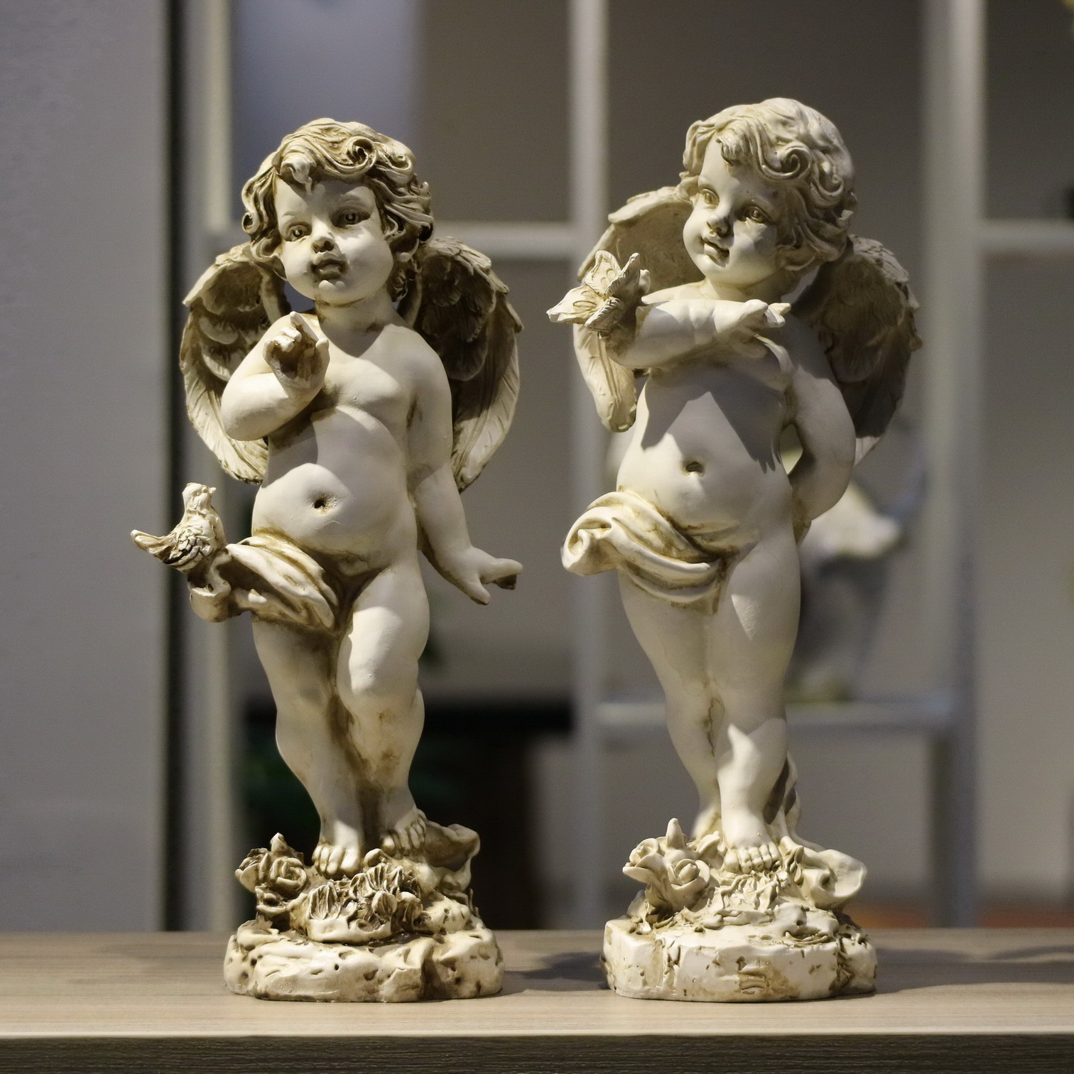 Retro-Engel-Figur aus Kunsthar – Resin Art For Wedding Gift Bewertung und Preis