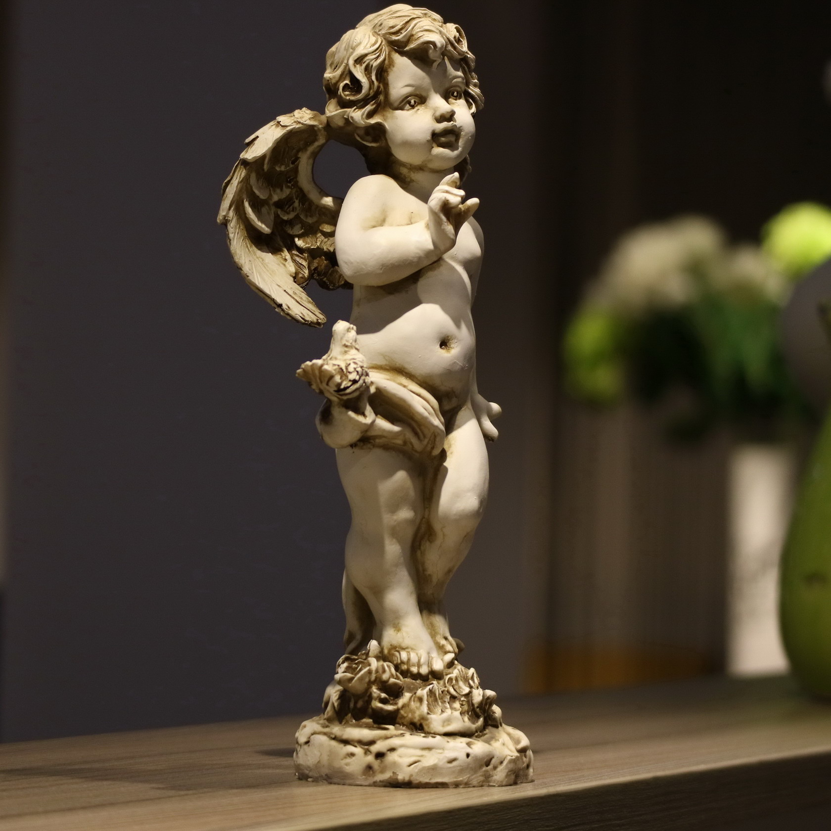 Retro-Engel-Figur aus Kunsthar – Resin Art For Wedding Gift Bewertung und Preis