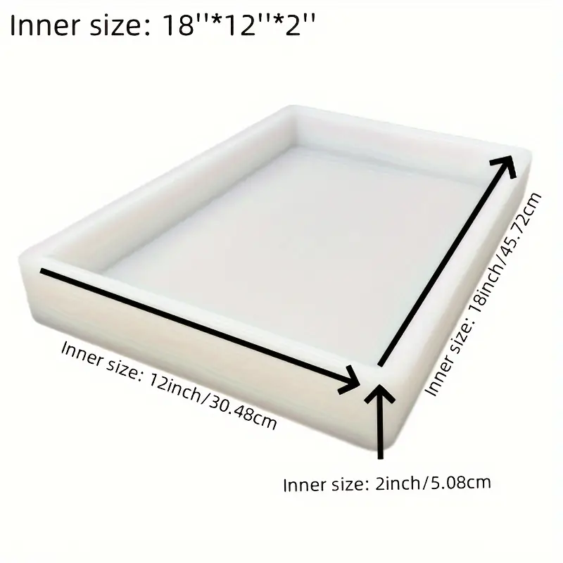 18*12*2 Zoll Große Silikonform – Resin Art Things Bewertung und Preis