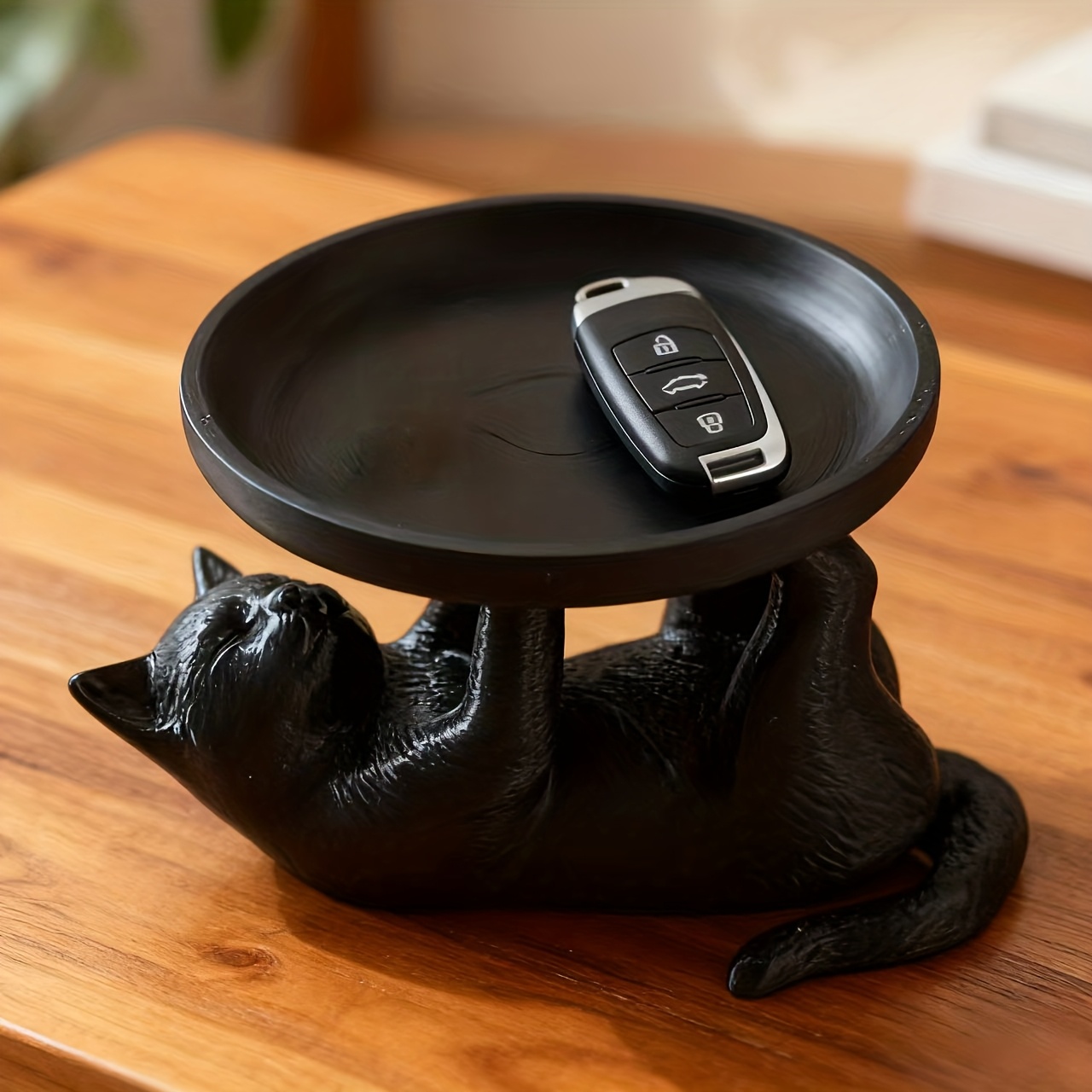 1 Stück Katzenstatue aus Kunst – Resin Art Table Bewertung und Preis