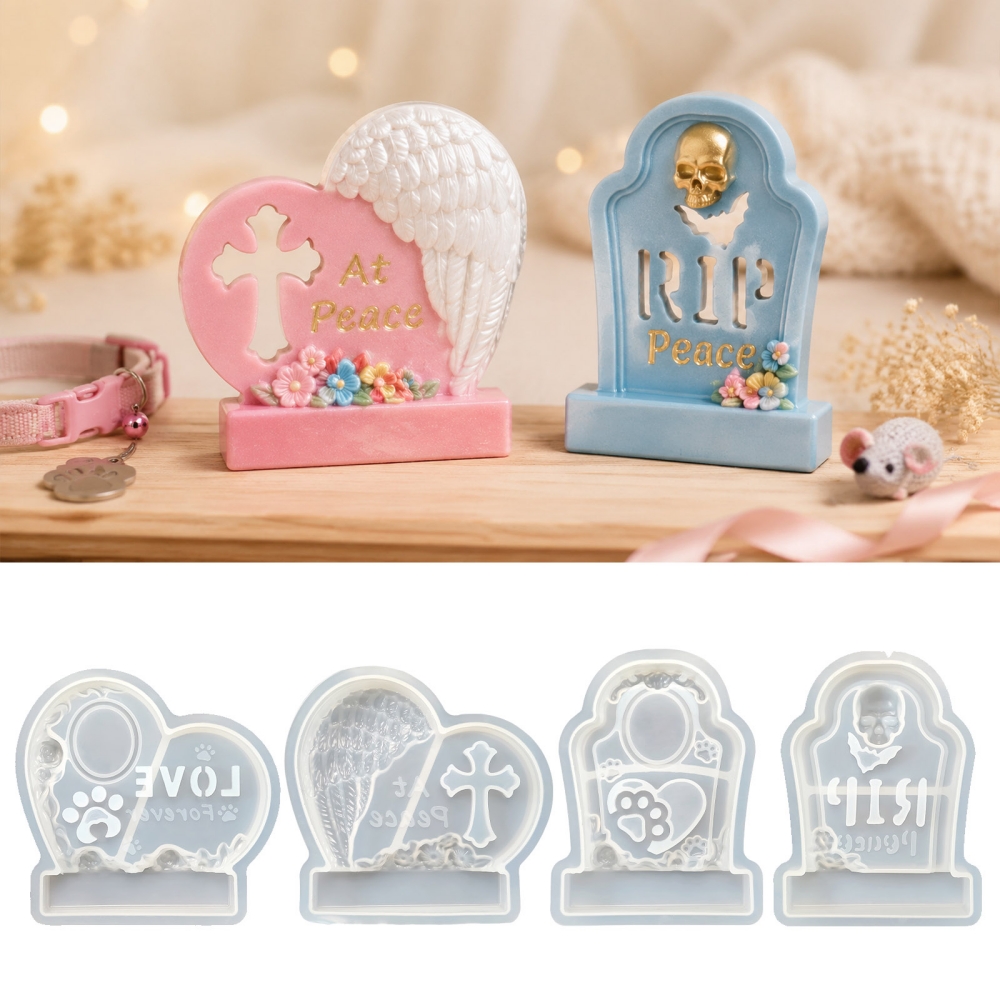 S0304 Herzförmige Grabstein-Bi – Resin Art Frame Bewertung und Preis