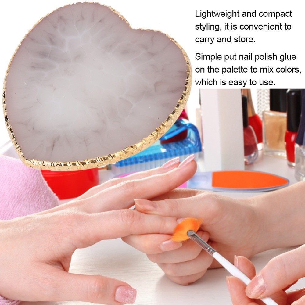 Zarte herzförmige Nagelkunst-P – Resin Art Use Bewertung und Preis