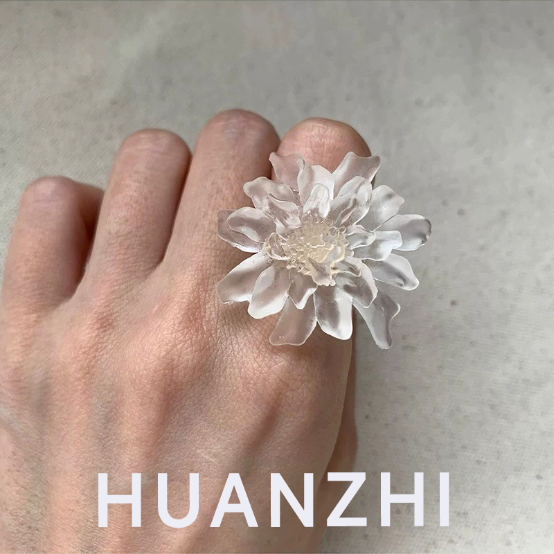 HUANZHI Weißer, transparenter, – Resin Art Ring Bewertung und Preis