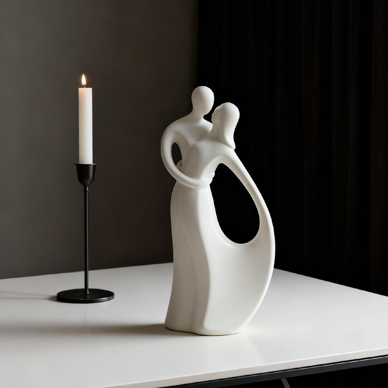 Nordische Keramik-Skulptur von – Resin Art For Wedding Gift Bewertung und Preis