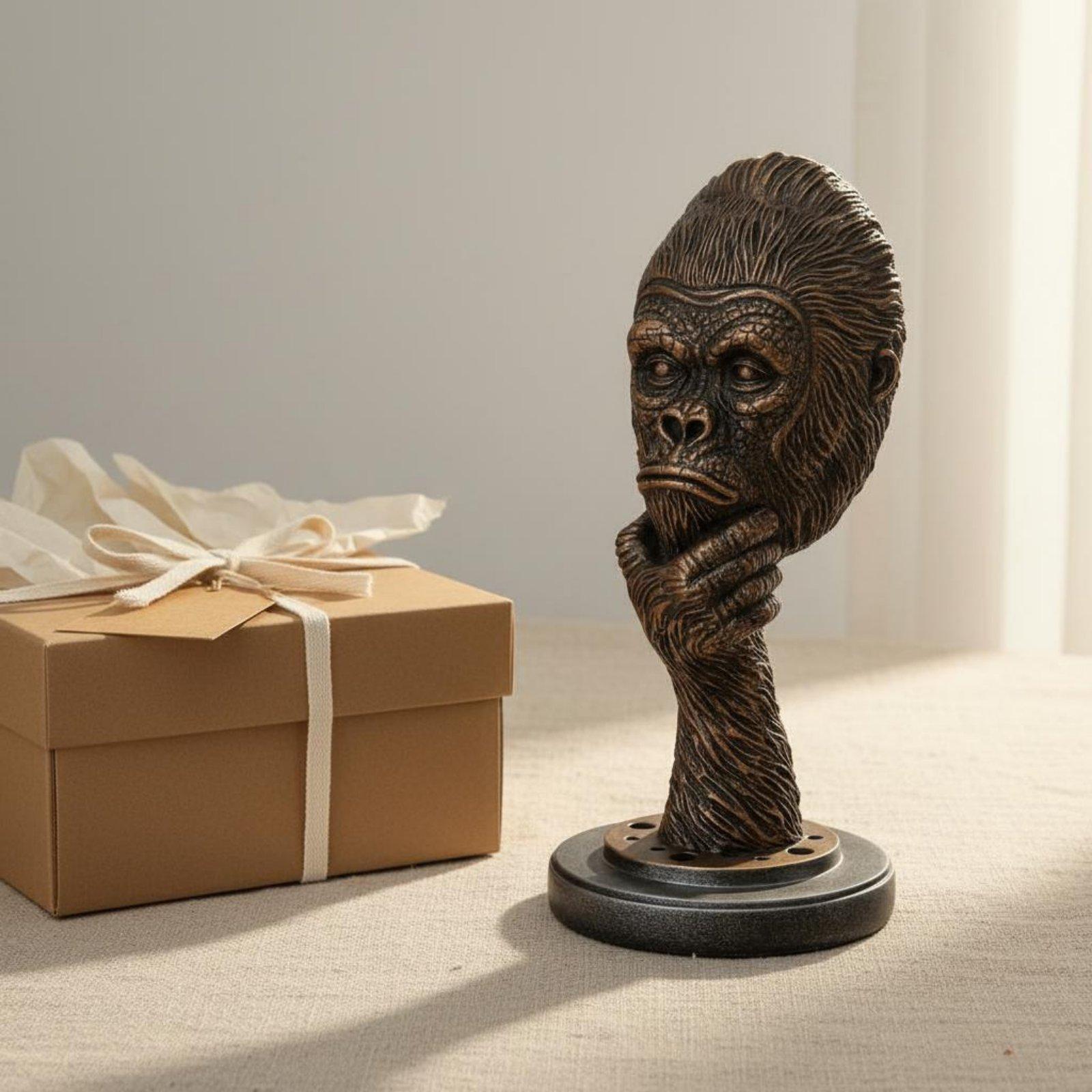 Gorilla-Statue, einzigartige G – Resin Art Unique Ideas Bewertung und Preis