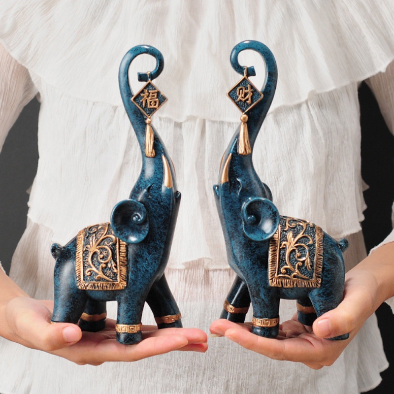 Ein Paar Glücksbringende Elefa – Resin Art For Wedding Gift Bewertung und Preis