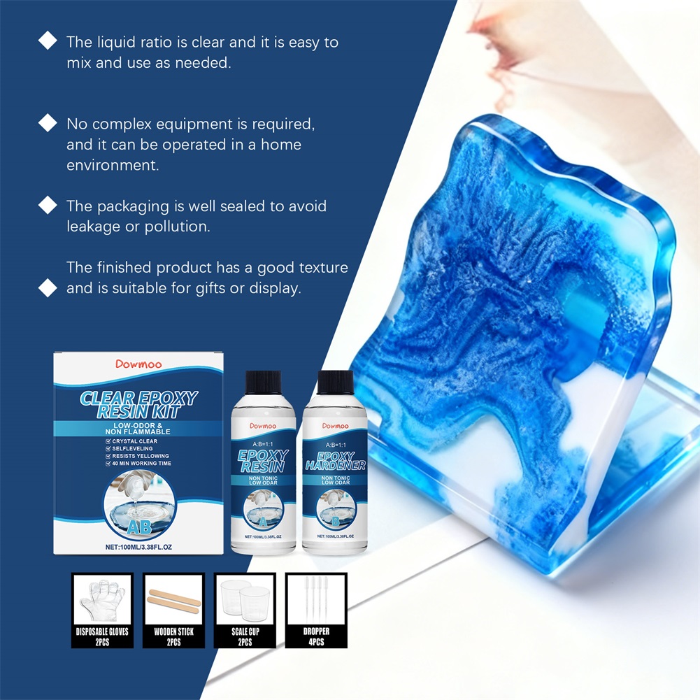 DIY Kristallklares Epoxidharz  – Resin Art Kit With Molds Bewertung und Preis