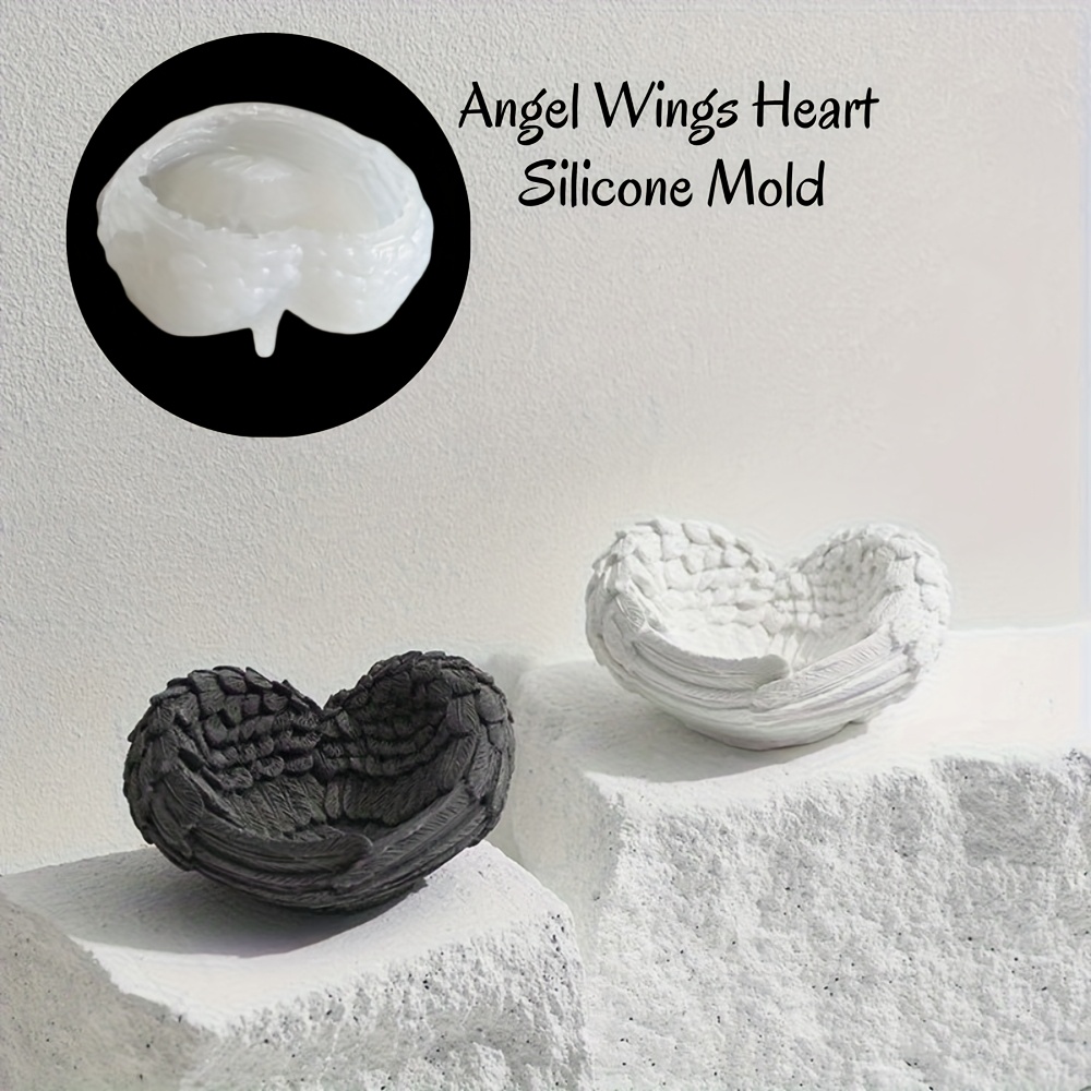 1 Stück Engelsflügel-Herz-Sili – Resin Art Kit With Molds Bewertung und Preis