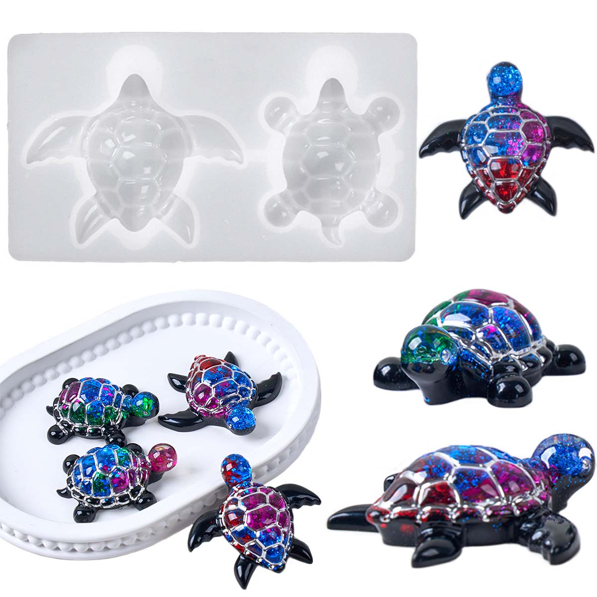 3D Meeresschildkröte Schlüssel – Resin Art Kit With Molds Bewertung und Preis