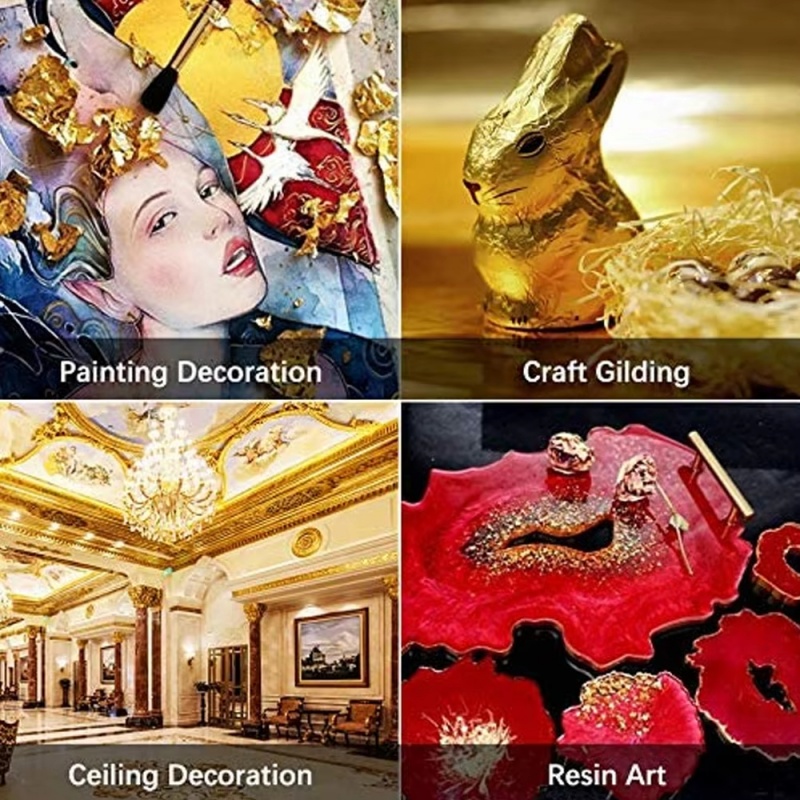 100 Stück Imitations-Gold-Silb – Resin Art For Wedding Gift Bewertung und Preis