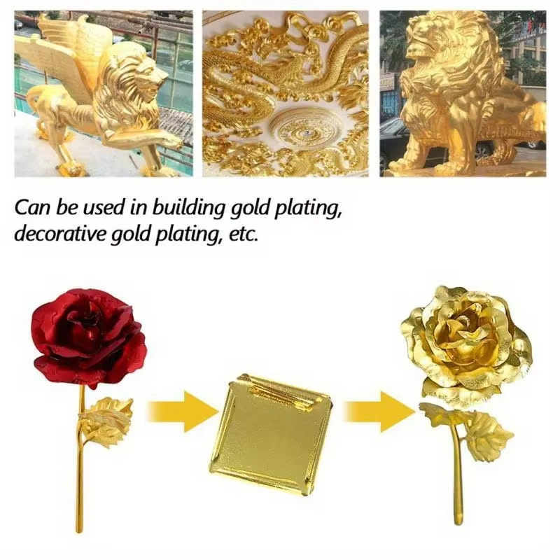 100 Stück Imitations-Gold-Silb – Resin Art For Wedding Gift Bewertung und Preis