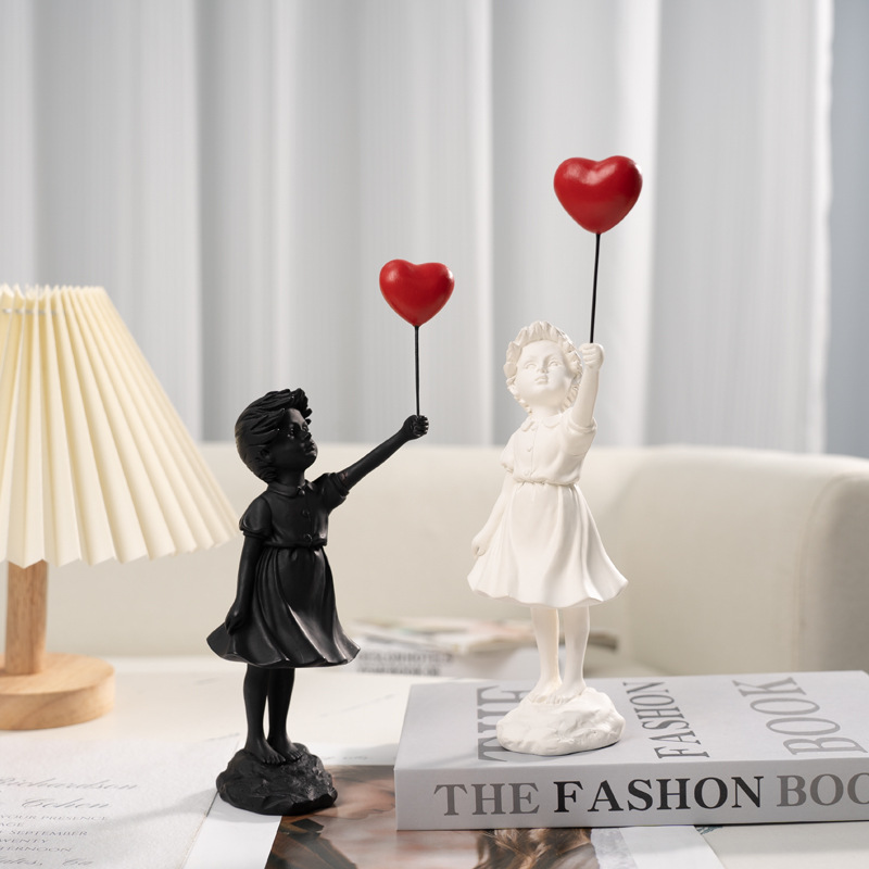 Banksy-Statuette Kunsthandwerk – Resin Art For Wedding Gift Bewertung und Preis